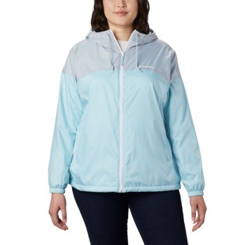 Dámské Bundy Columbia Flash Forward Lined Windbreaker Plus Size Blankyt Šedé WBDZTO386